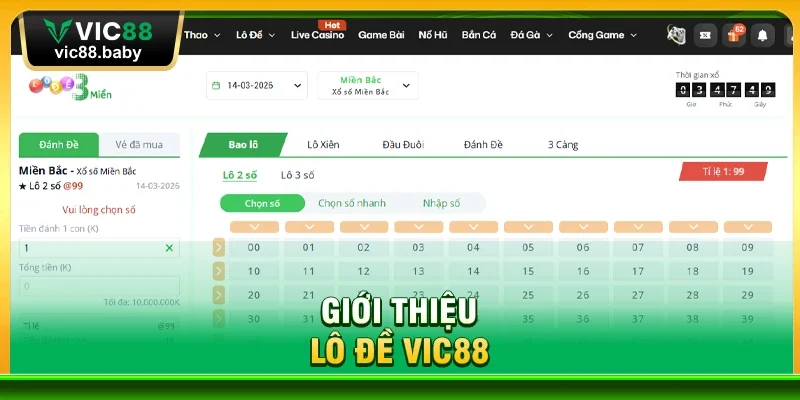 Giới thiệu Lô đề Vic88